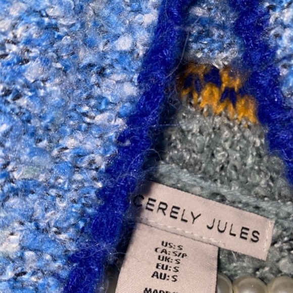 Sincerely Jules Multicolor Cowl Neck Sweater Sincerly Jules Size: S $98 Retail - Picture 3 of 4